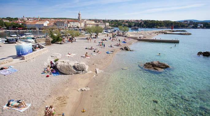 Lily Lägenhet Krk Town Exteriör bild